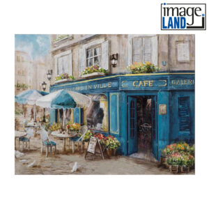 Imageland Bild Französisches Café in blau
