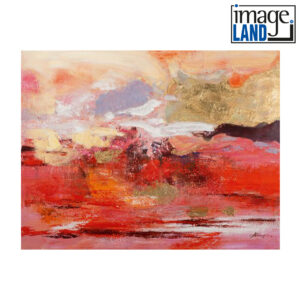 Imageland Bild Komposition in rot und gold