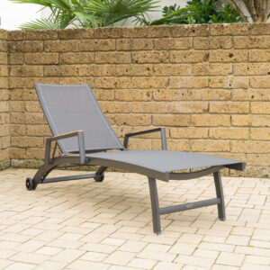 Zebra Gartenliege Fly 6215 Aluminium/Teakholz