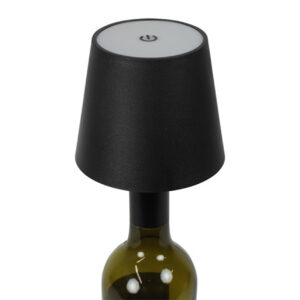 Tischlampe/Flaschenkorken "LED-TOUCH LUX" schwarz