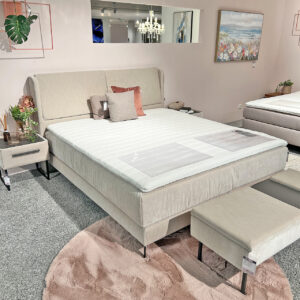 Boxspringbett DreamArt TL 3112 creme - sofort verfügbar!