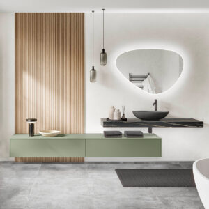 Nobilia Waschtischkombination SENSO olive
