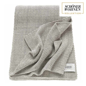 SCHÖNER WOHNEN-Kollektion Decke MELANGE grau