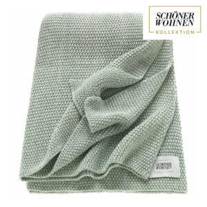 SCHÖNER WOHNEN-Kollektion Decke MELANGE mint