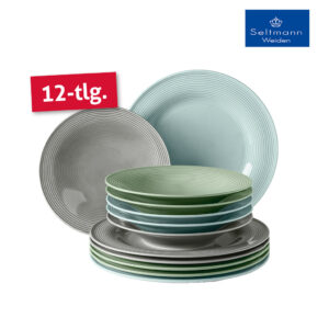 Seltmann Weiden Tafelservice Beat Color Glaze 12tlg - sofort verfügbar!
