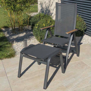 Zebra Klappsessel Fly 6230 Metall/Teak