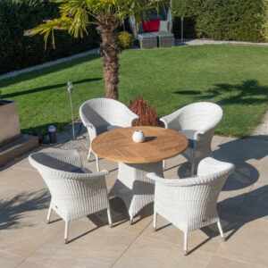 Zebra Tisch Loomus 23054 Aluminium/Rundgeflecht