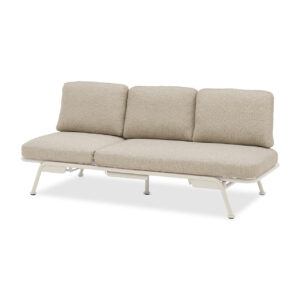 Zebra Lounge 3-Sitzer Somerset 6616 Aluminium