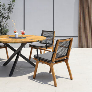 Zebra Tisch Oryx Edge 7620 Aluminium/Teakholz