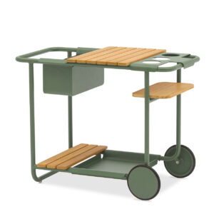 Zebra Outdoor Trolley Somerset 6612 Aluminium/Teakholz